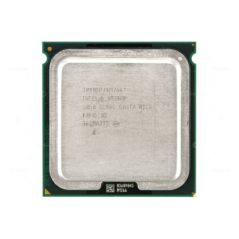 SL96C INTEL XEON 5050 3.00GHZ 2-CORE 4MB L2 CACHE 95W LGA771